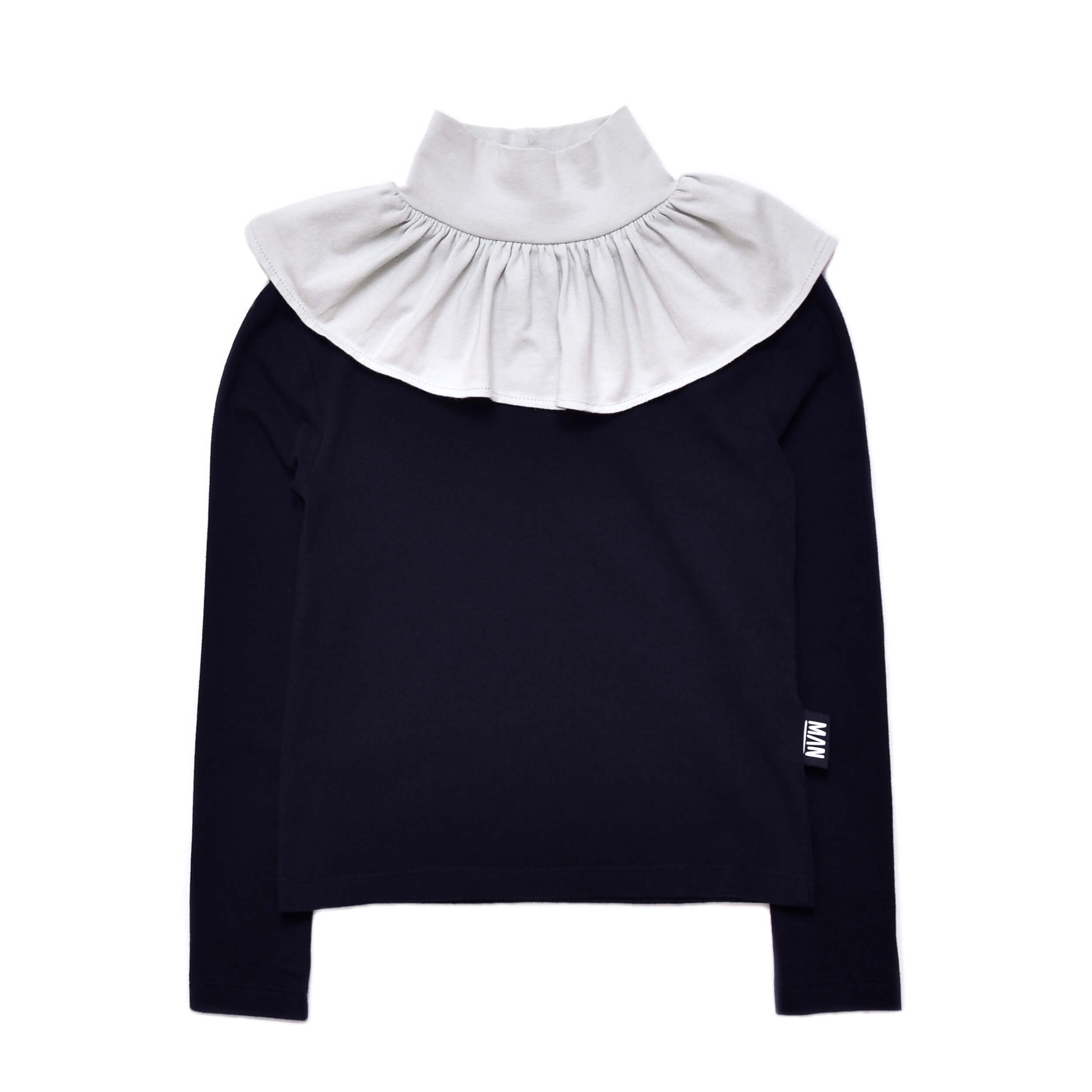 frill turtleneck