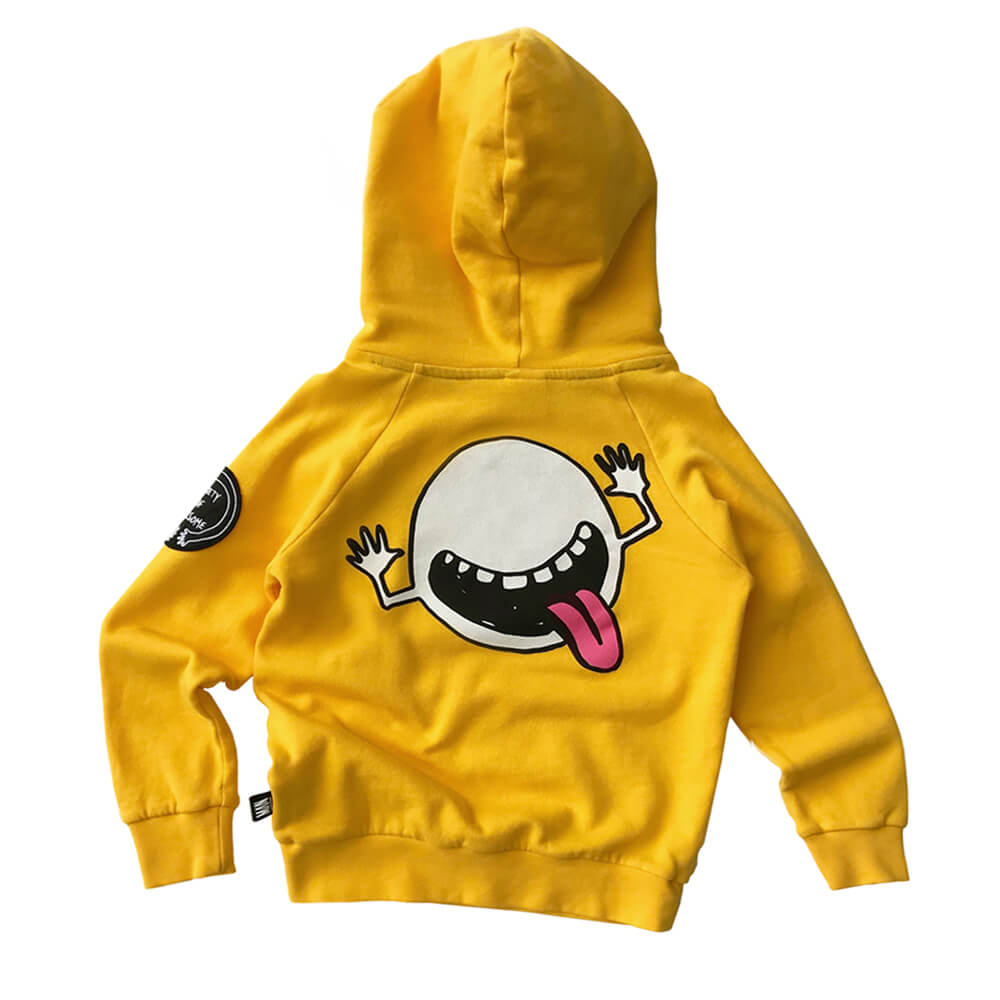 happy hoodie yellow
