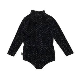 sparkled turtleneck body for kids back