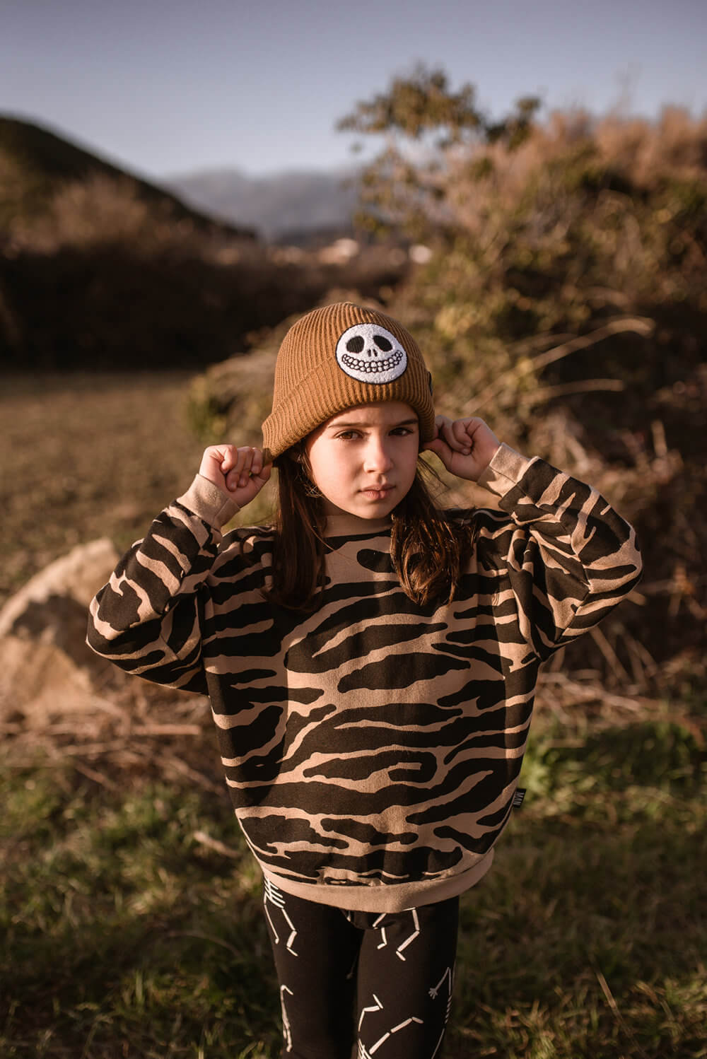 tiger kids sweater mood