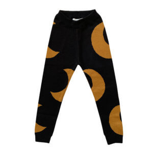 half moon knitted leggings for kids