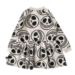 happy skull dress back