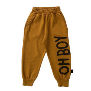 brown garment dye sweatpants