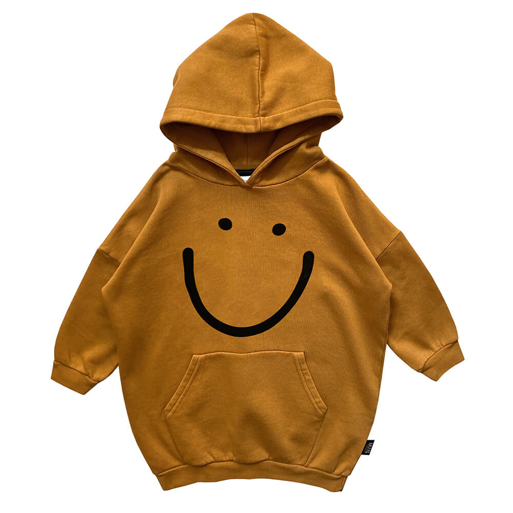 smile hoodie dress for kids