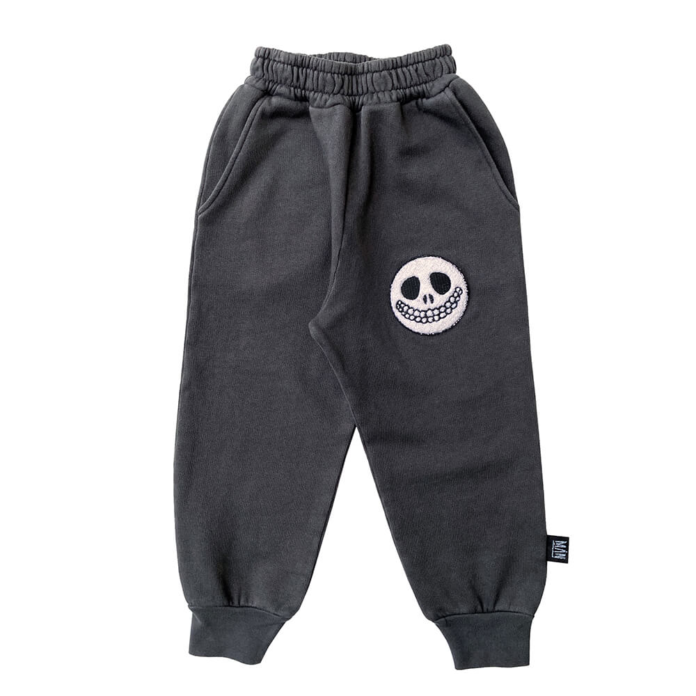 patched skull sweatpants
