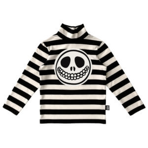 funny skull turtleneck for kids