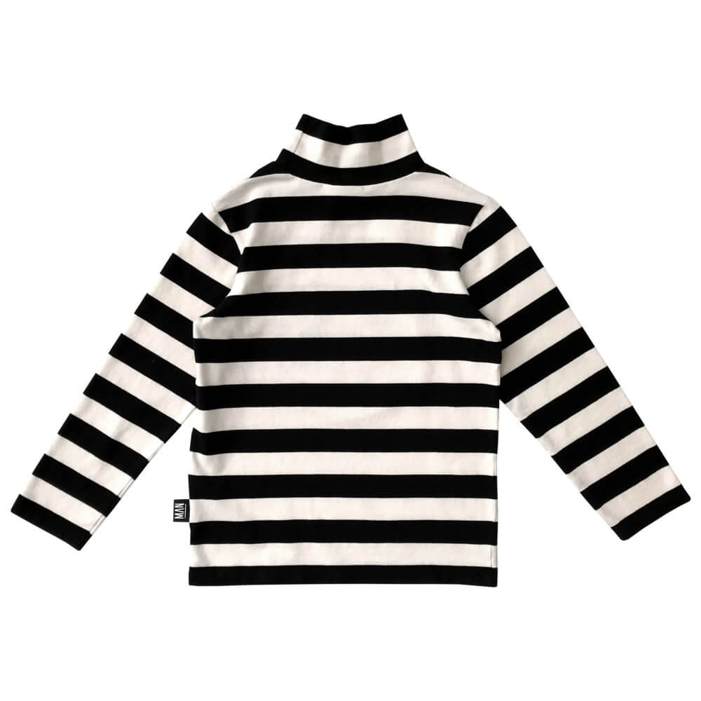funny skull turtleneck for kids back