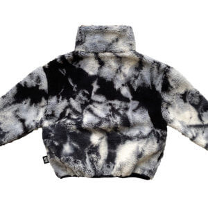 batik teddy jacket back