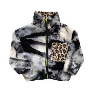 batik teddy jacket front