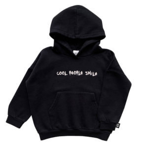 black kids hoodie front