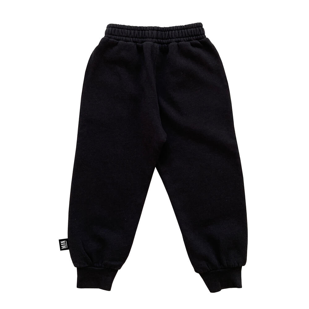 black designer pants for kids | unisex | organic | Little Man Happy