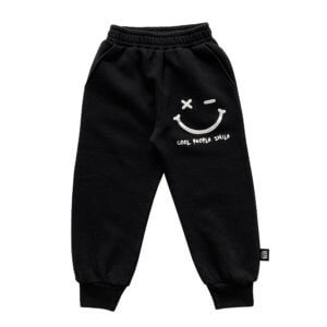 black designer pants front
