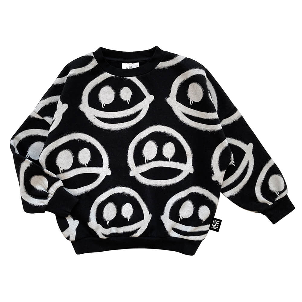 black kids sweater front