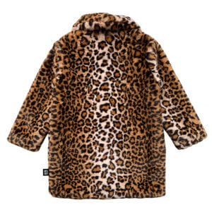 leo fur coat back