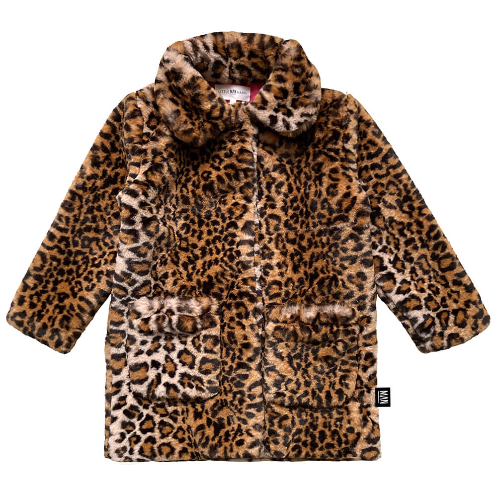 leo fur coat front
