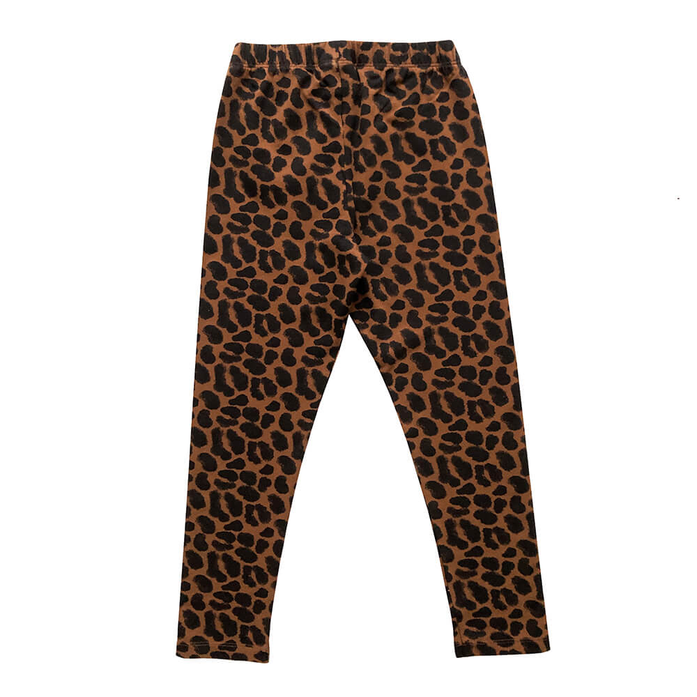 colorfulkoala Leopard Print Brown Leggings Size M - 62% off