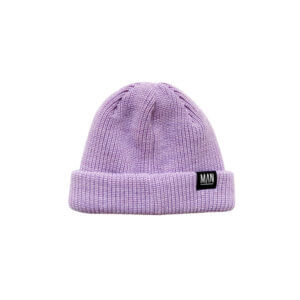 lavender unisex beanie back