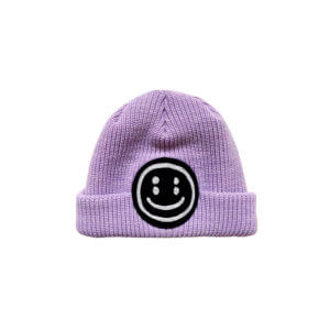 lavender unisex beanie front
