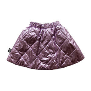 girls quilted skirt back