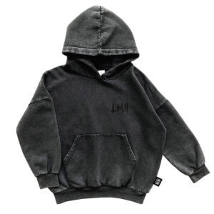 patched kids hoodie front