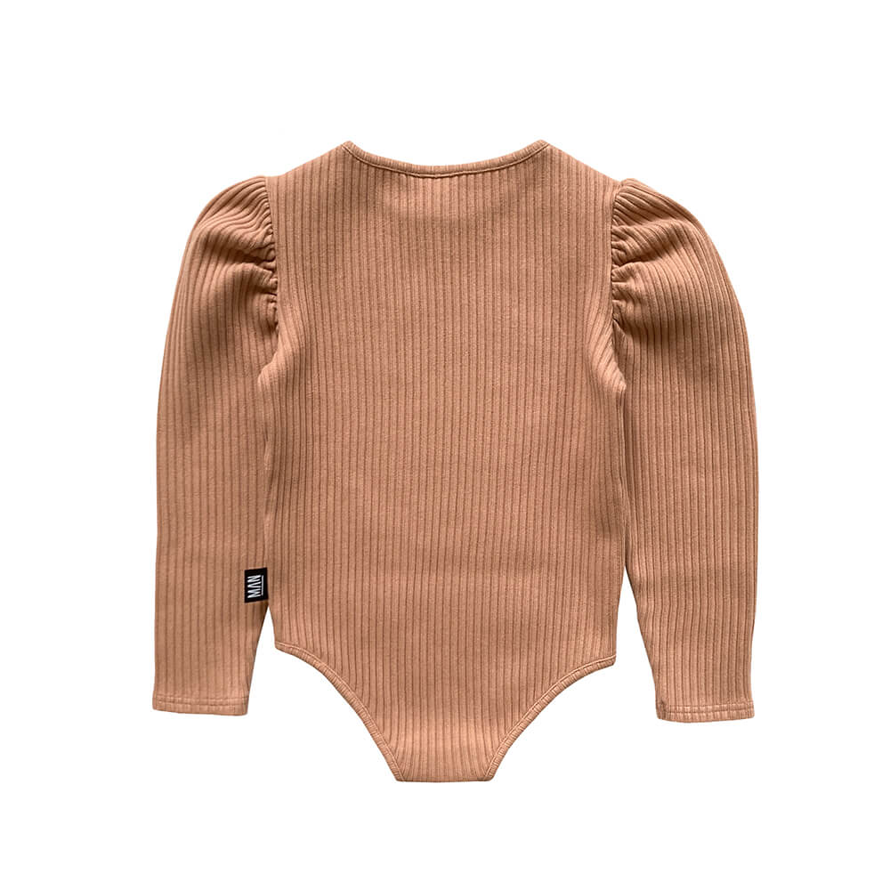 RIBBED Puffed Sleeve Body for kids | cool | organic | Little Man Happy