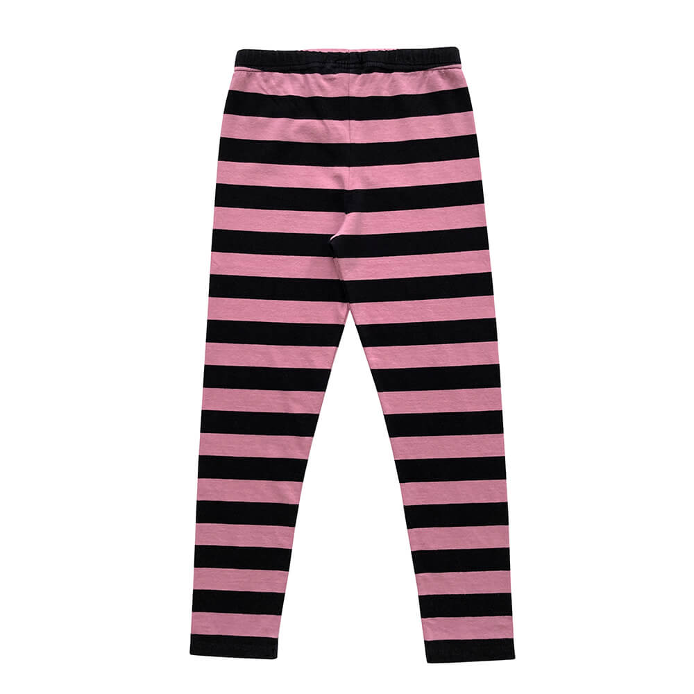 Pink striped hotsell leggings