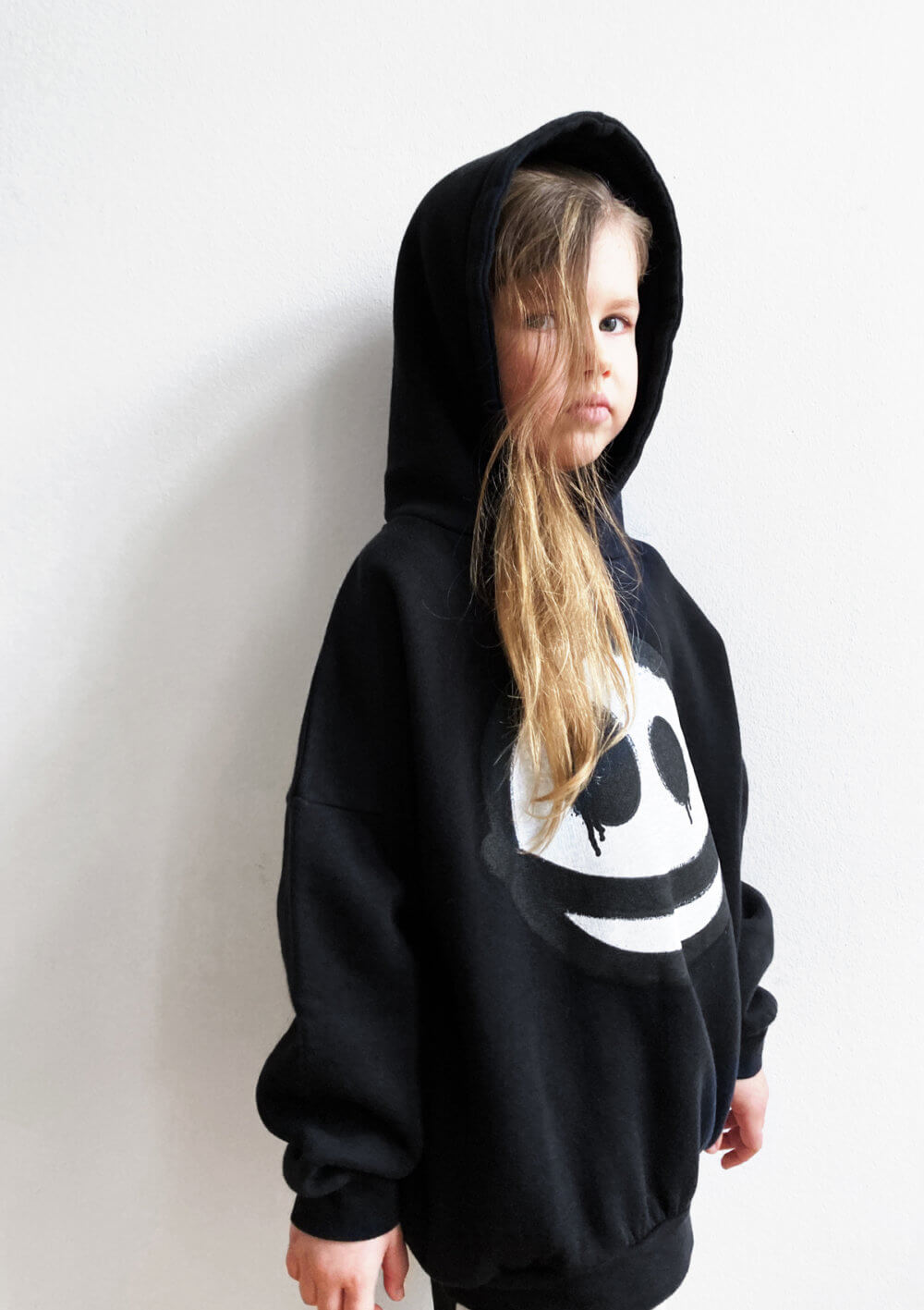 black unisex hoodie