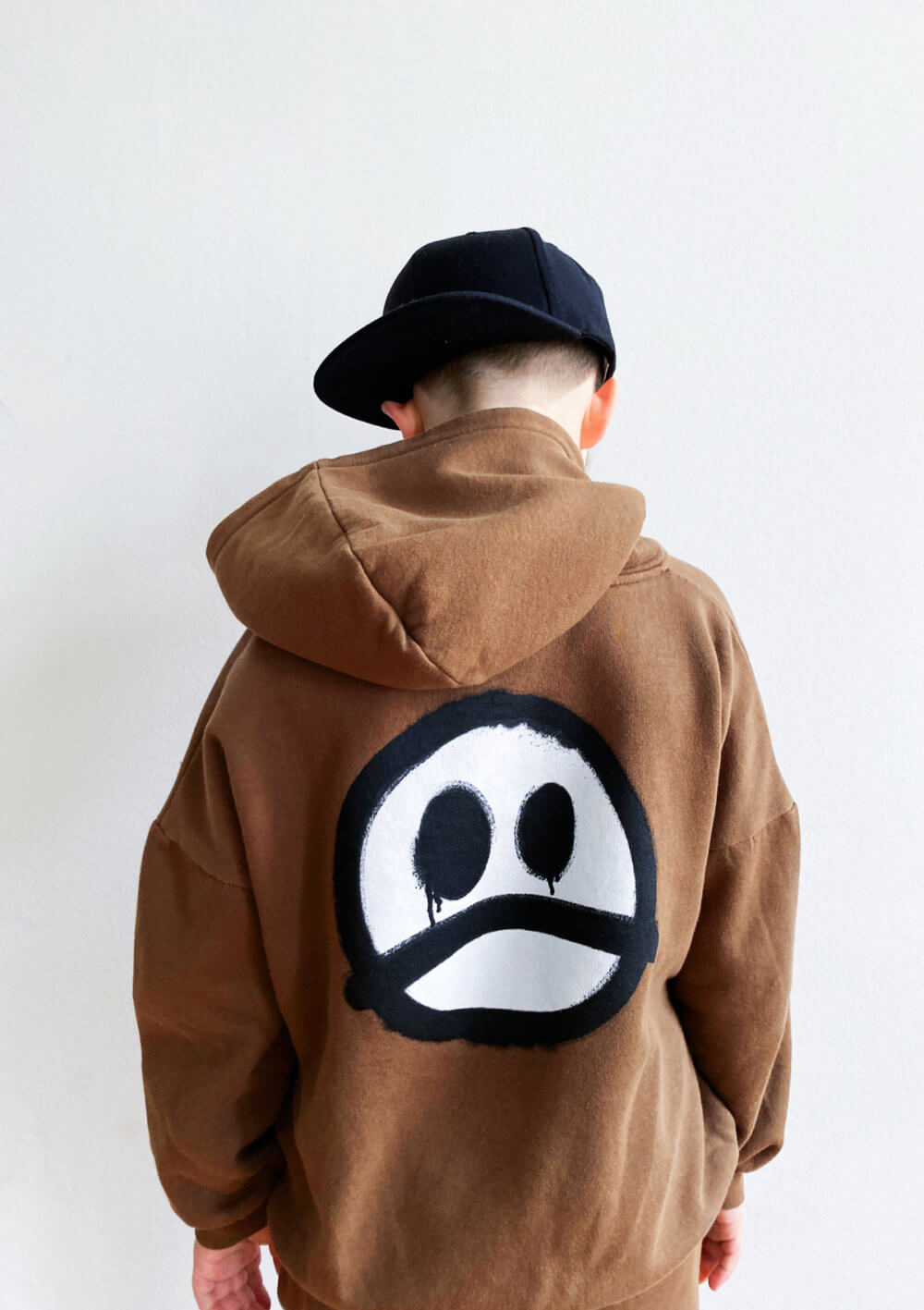 brown kids hoodie