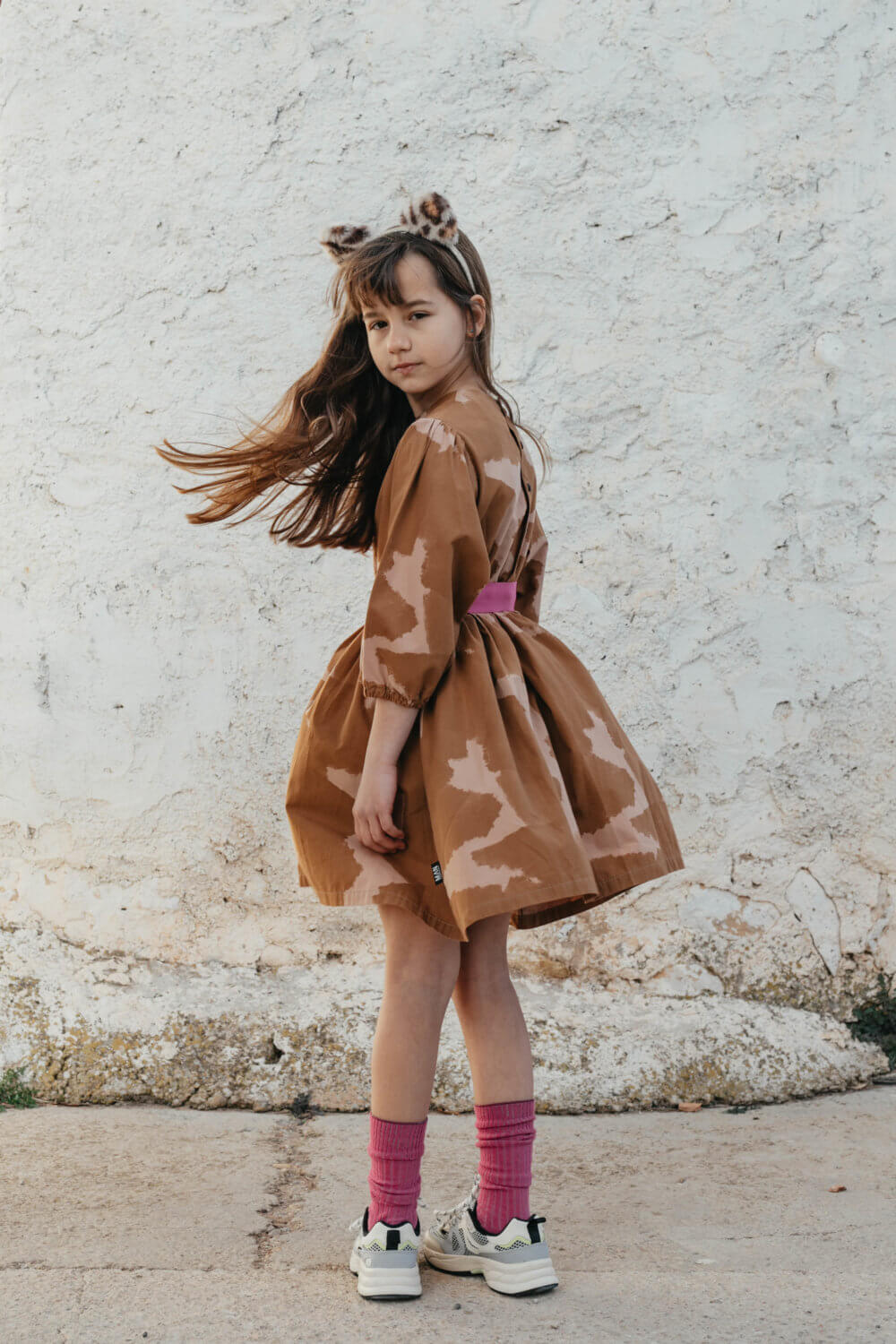 brown girls dress