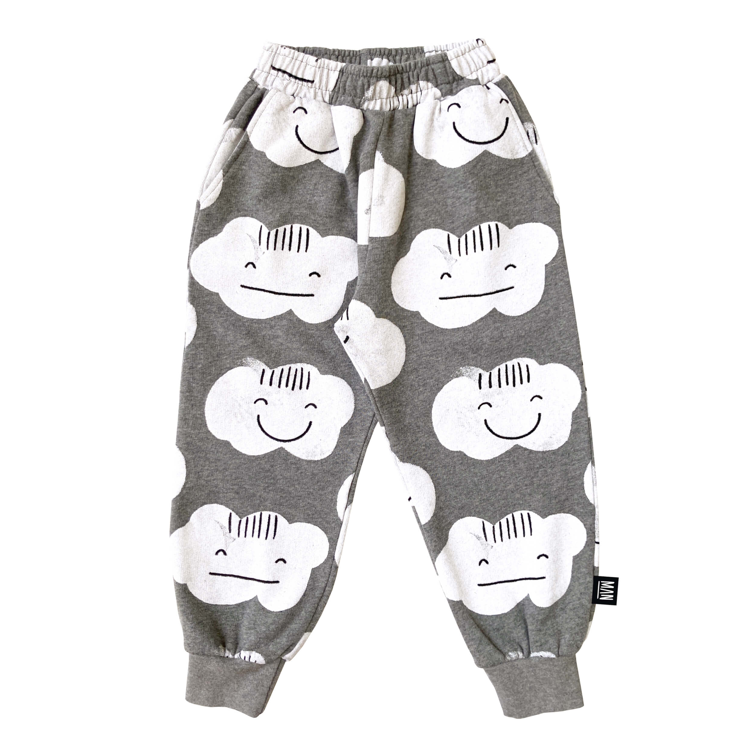 versatile grey sweatpants for kids, adorable, playful