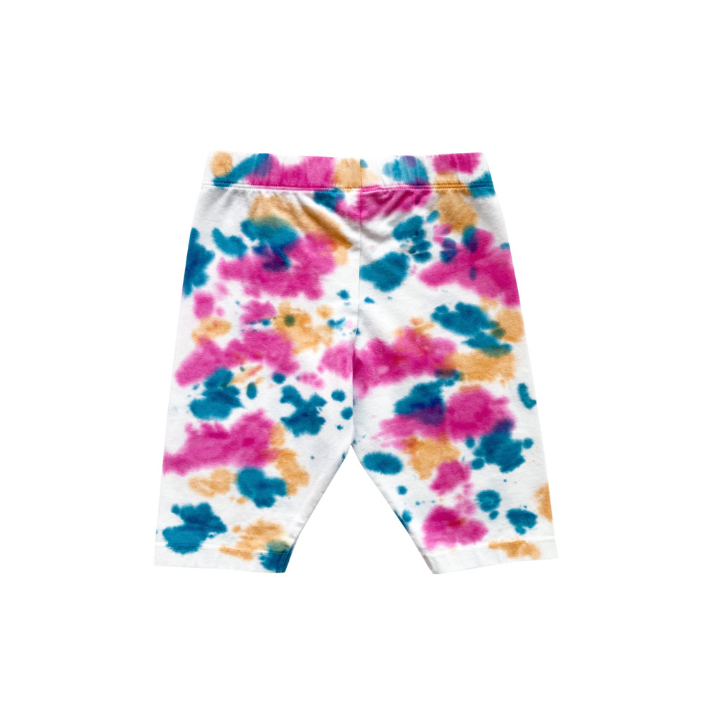 colorful easy shorts back