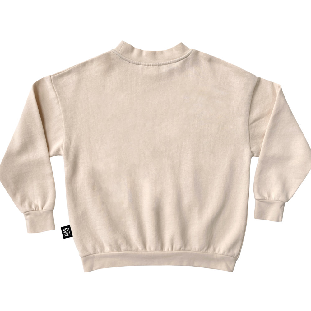 trendy white sweater