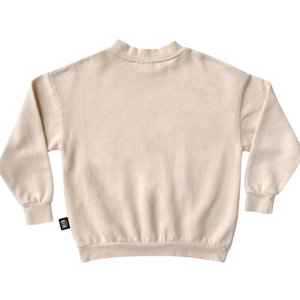 trendy white sweater