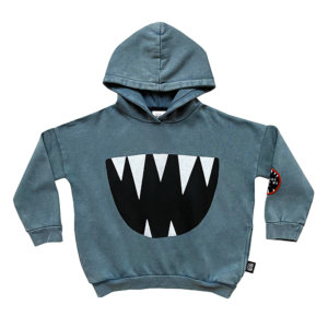 blue scary hoodie