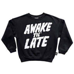 black white sweatshirt