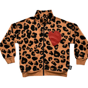 leopard zip jacket