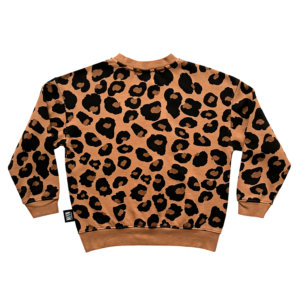 leopard unisex sweatshirt back