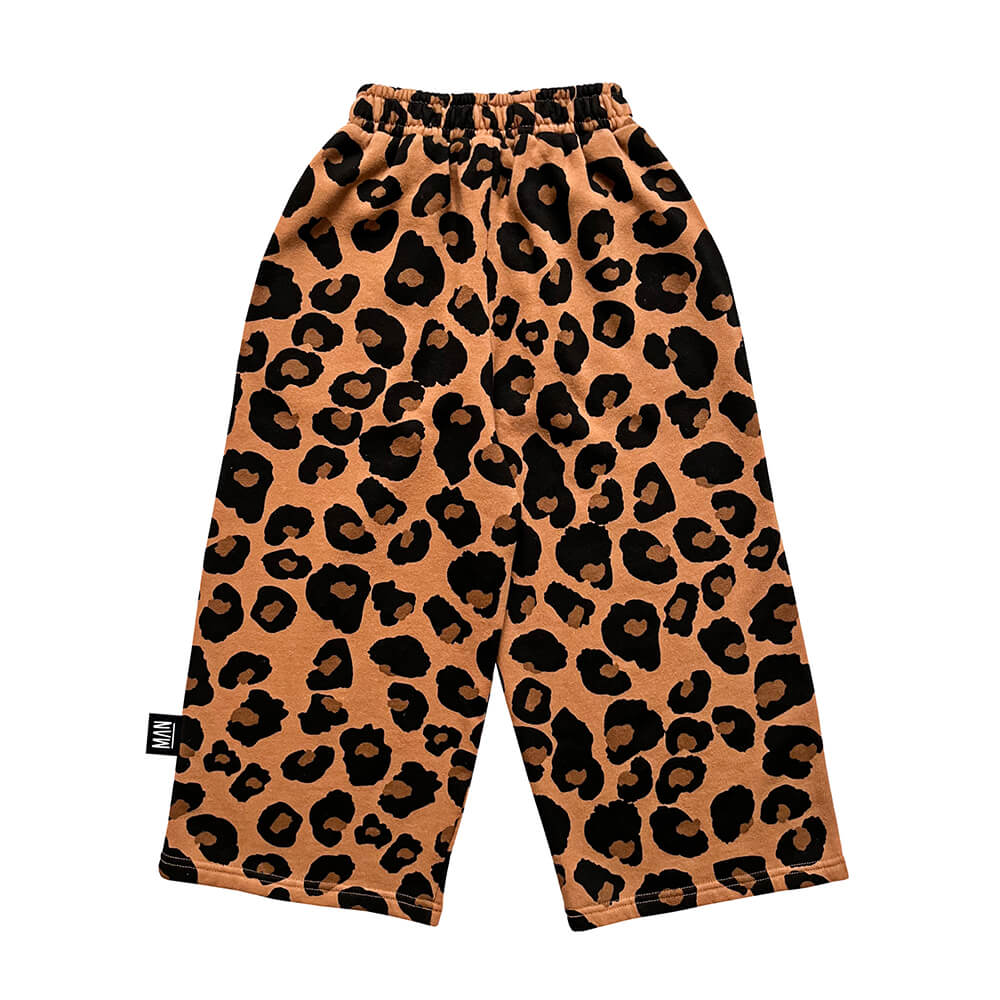 leopard jogging pants back