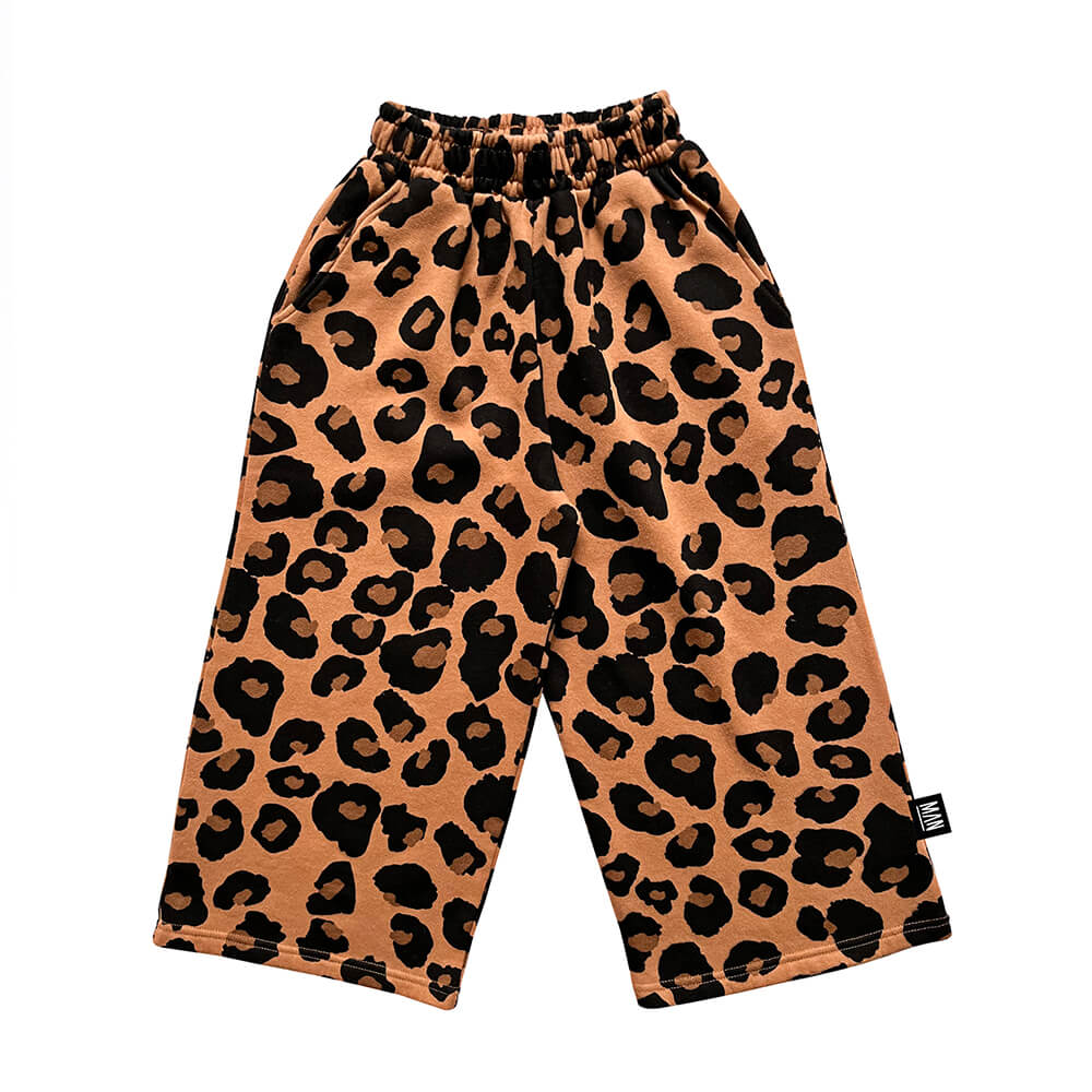 leopard jogging pants