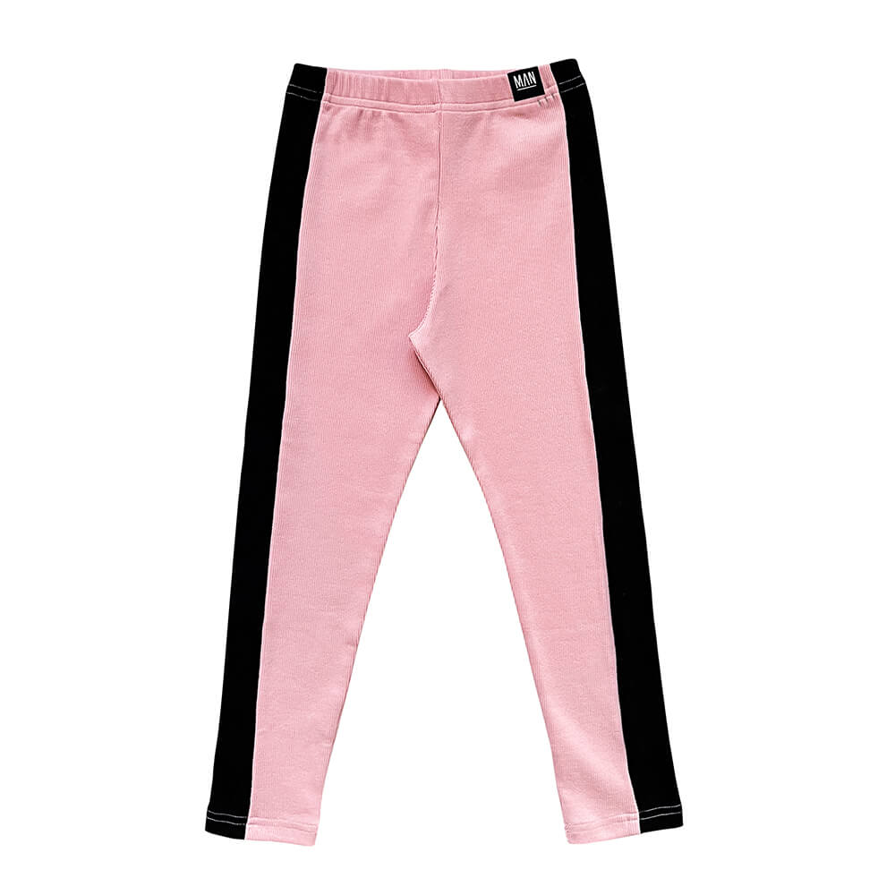 black pink leggings