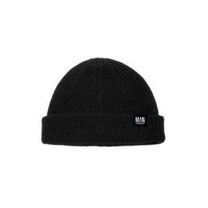 versatile black beanie back