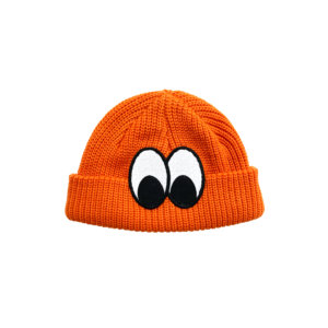 orange wool beanie