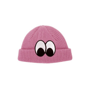 pink wool beanie