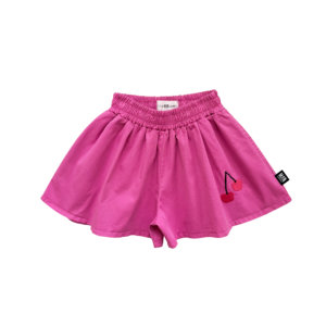 pink kids shorts front