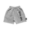 grey board shorts front