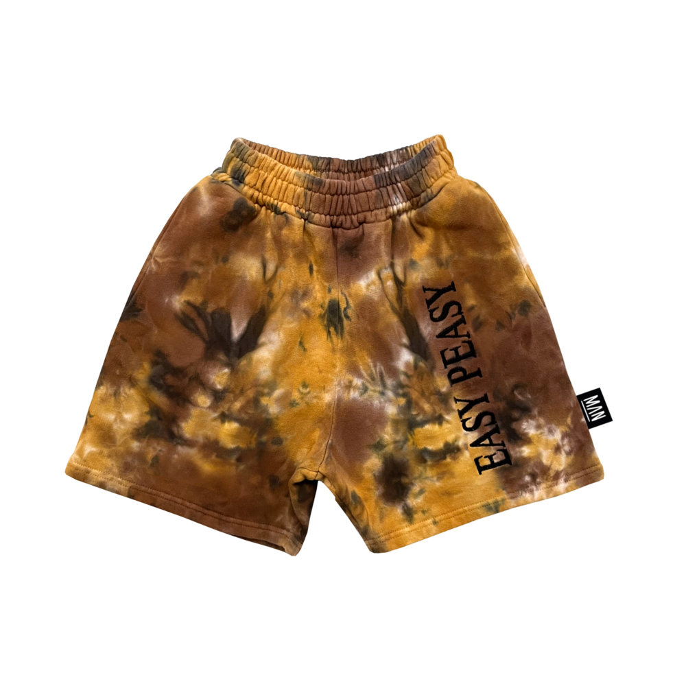 tie dye shorts front