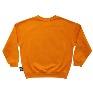 orange kids sweatshirt back