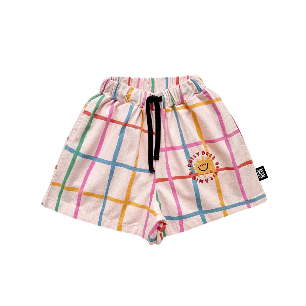 colorful kids shorts front