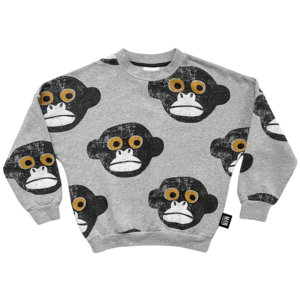 grey kids sweater front