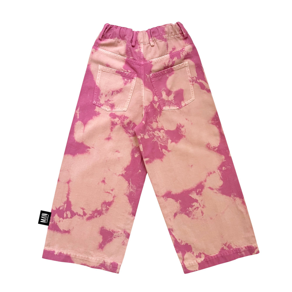 DISTRESSED Wide Leg Pants